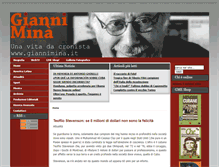 Tablet Screenshot of giannimina.it